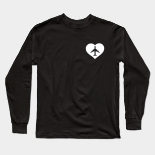 Airpane inside the hearth minimalist design Long Sleeve T-Shirt